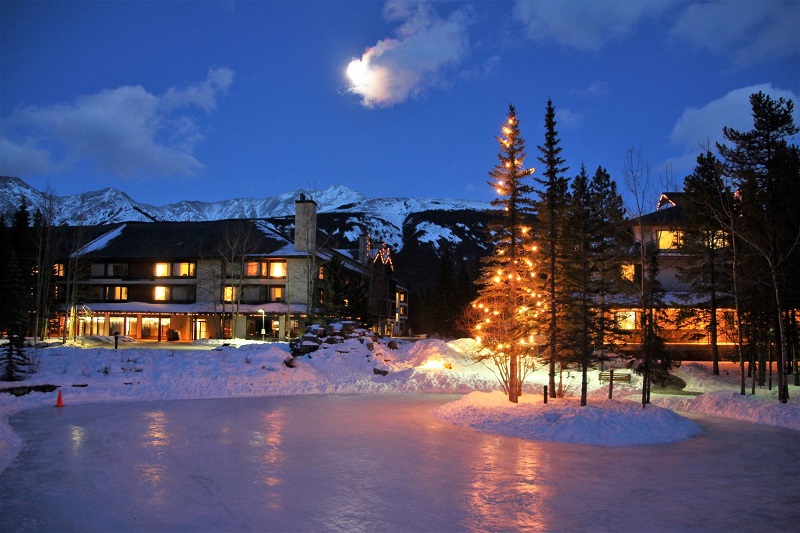 Pomeroy Lodge skating pond - Photo Credit Tanya Koob