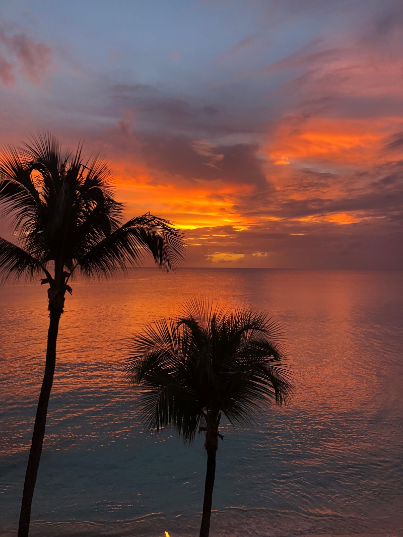 BabyMoon - Coucher de soleil à la Barbade - Photo Natalie Preddie