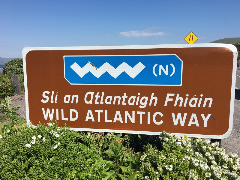 Wild Atlantic Way signage - Photo Melody Wren