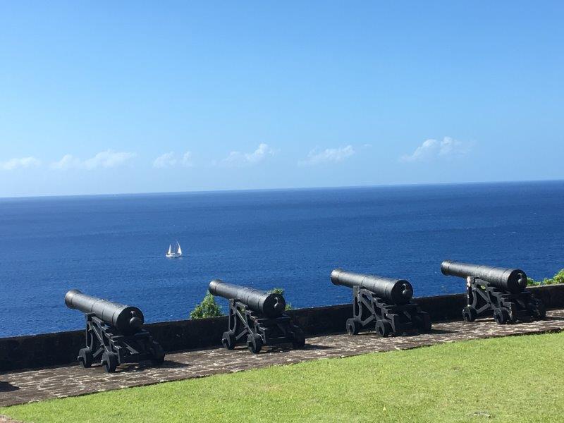 Dominica - Armas em Fort Shirley - Foto Melody Wren