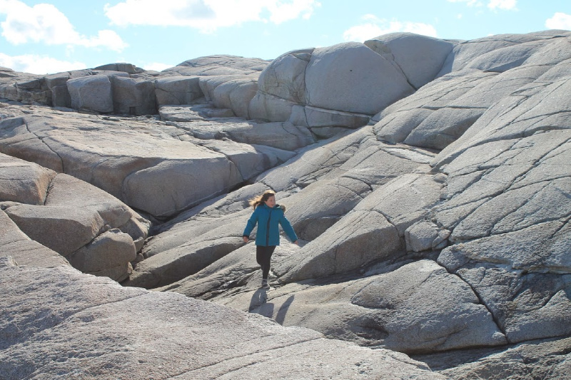 Rocks - There's More to Peggy's Cove Than a Lighthouse: Off-Season Adventures on Nova Scotia's South Shore - photo by Helen Earley