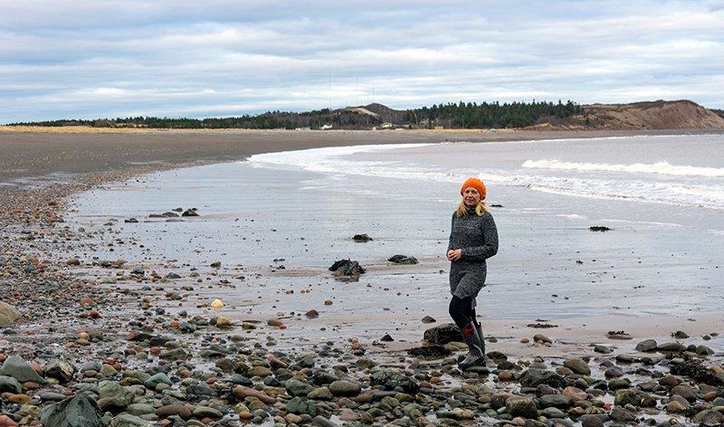 Bay Of Fundy Beach Foto Jennifer Morton