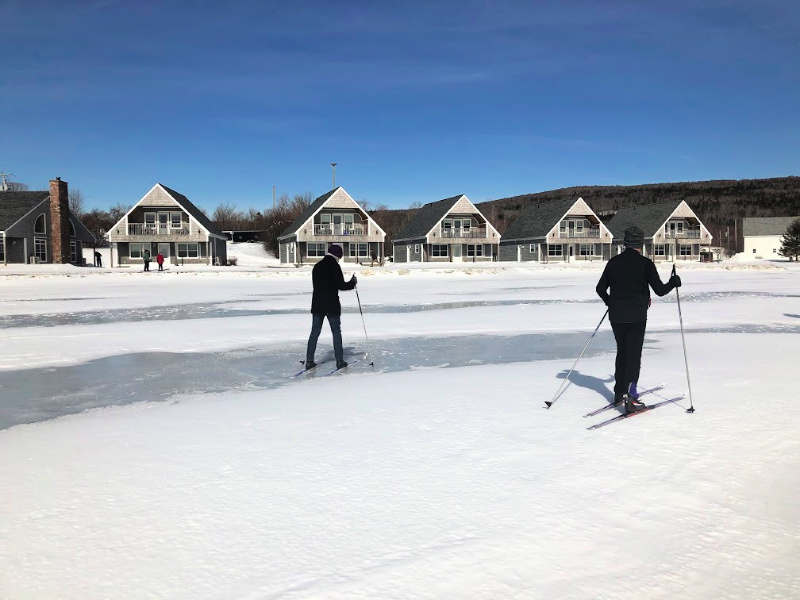 Keltic Quay Winter en Cape Breton Whycogomah foto de Helen Earley