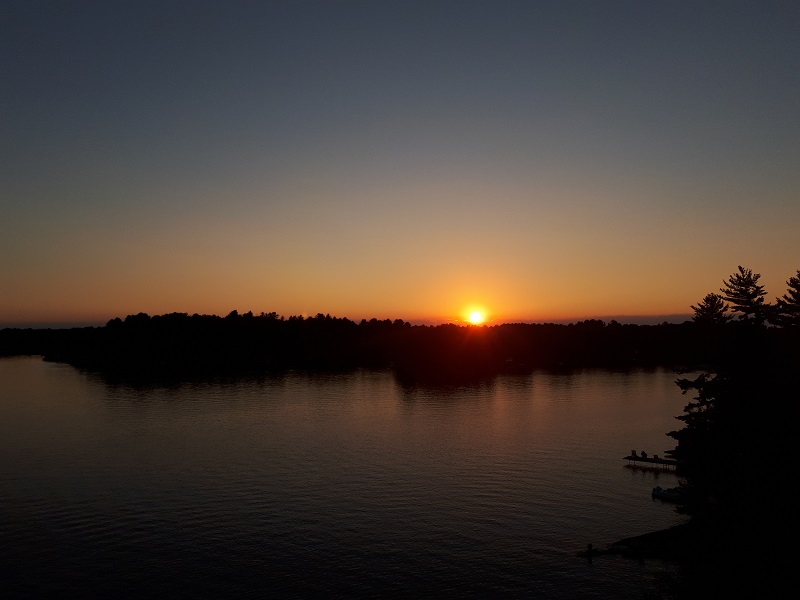 Ontario Cottage Country Road Trip - Muskoka Sunset - Photo Sabrina Pirillo