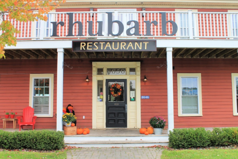 Rhabarber-Restaurant in Peggy's Cove, Foto von Helen Earley