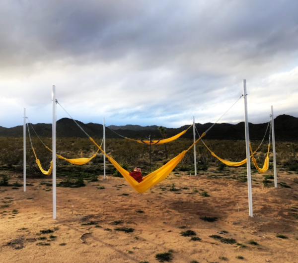 Starship Landing Aurora hammock circle Photo Miranda Post