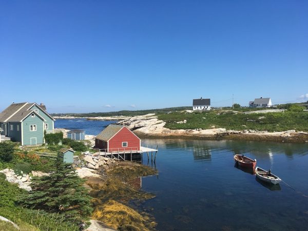 Nova Scotia - Fischschuppen in Peggy's Cove - Foto Fiona Tapp