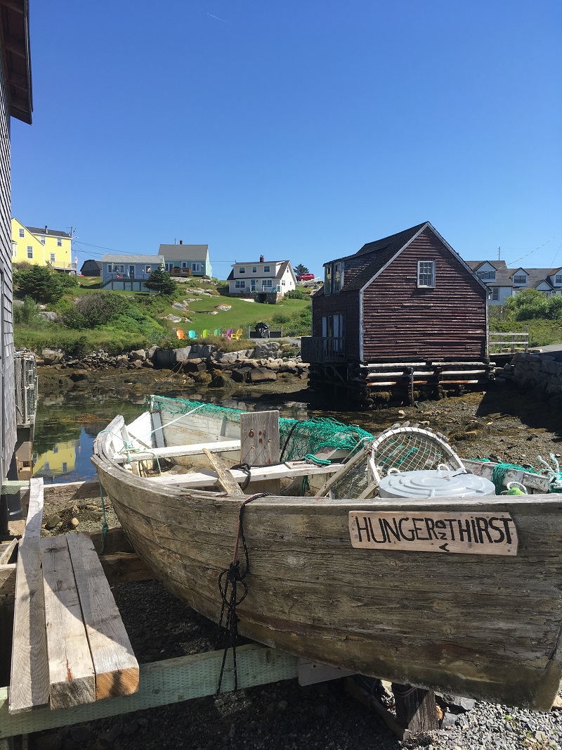 Nova Scotia - Hunger and thirst boat- Peggy's Cove - Photo Fiona Tapp