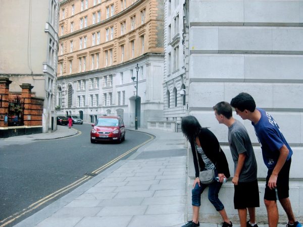 Harry Potter Sites in London - street leading to the entrance to the Ministry of Magic - Lisa Johnston