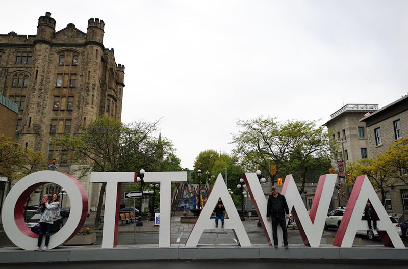 A Canadian Kid’s First trip to Ottawa! Ottawa Sign - Photo Adrienne Brown
