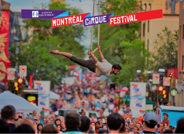Imagem em destaque do Festival do Cirque de Montreal