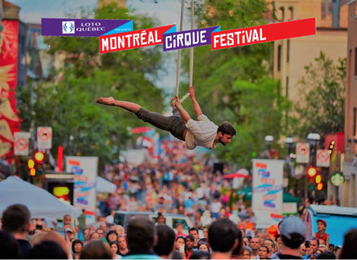 Ausgewähltes Bild des Montreal Cirque Festivals