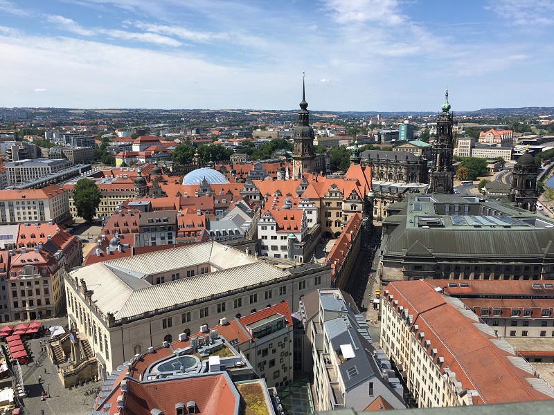 View from Dresden's Church of Our Lady - Photo Lisa Johnston