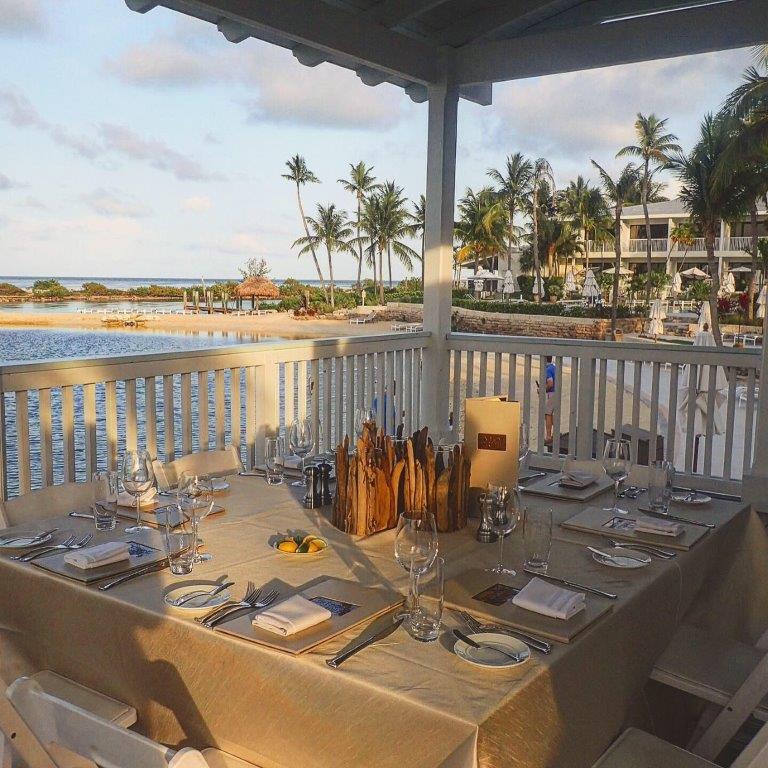 Vista do jantar em Hawks Cay - Foto Shelley Cameron-McCarron