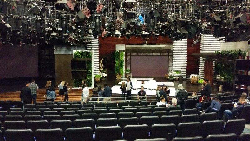 Where Ellen hangs out most days at the Warner Bros Studios - photo Debra Smith