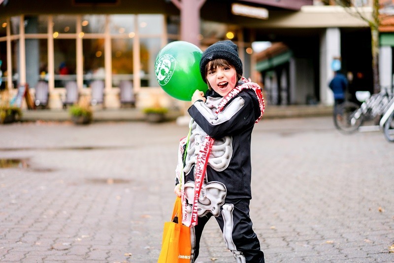 Whistler Village Trick Or Treating. Photo Tourism Whistler