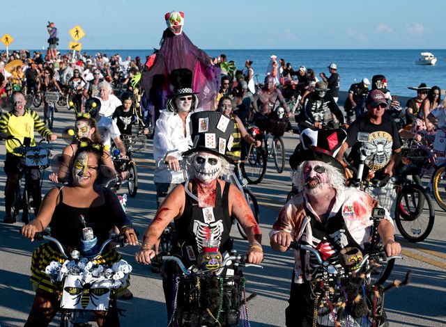 Foto de passeio de bicicleta de zumbi em Key West Florida Keys