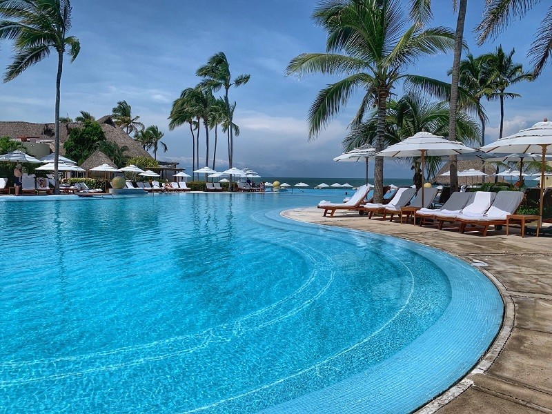 Les clients du Grand Velas Riviera Nayarit trouveront de nombreux endroits pour se détendre - Photo Carol Patterson