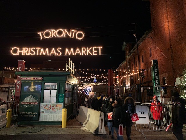 Foto del mercado navideño de Toronto Melody Wren