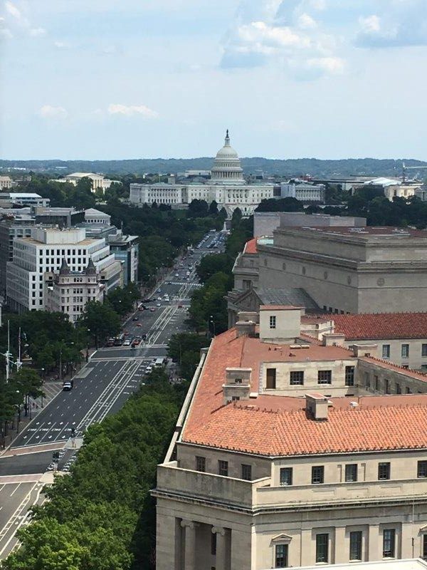 Washington DC-Blick vom Trump International Hotel Tower - Foto Lisa Johnston