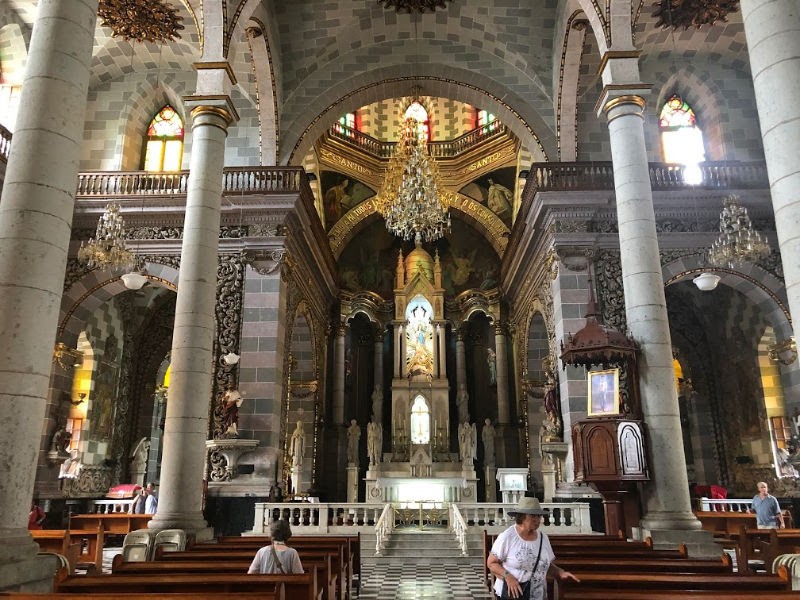 Kathedrale von Mazatlan Davidstern in den Fenstern - Basilika der Unbefleckten Empfängnis