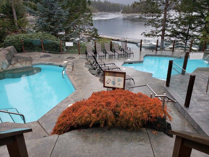 mineral pools at Island Current Spa - Photo Sabrina Pirillo