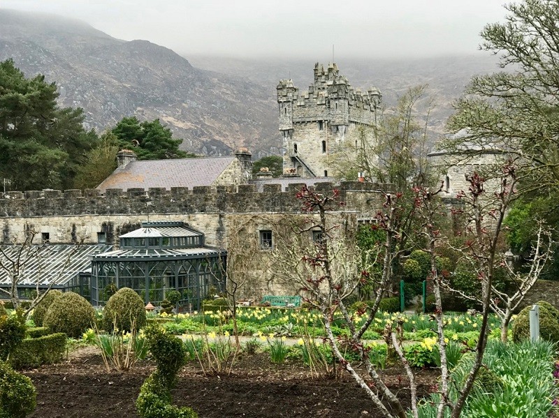 Ireland - Deer are kept out of the gardens at Glenveagh Castle - Photo Carol Patterson