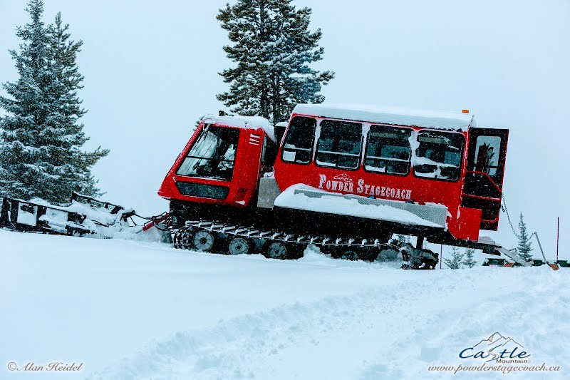 Powder Stagecoach Photo Courtsey Castle Mountain Resort