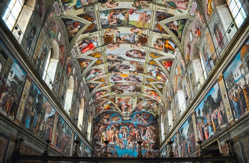 Free virtual tour Sistine Chapel