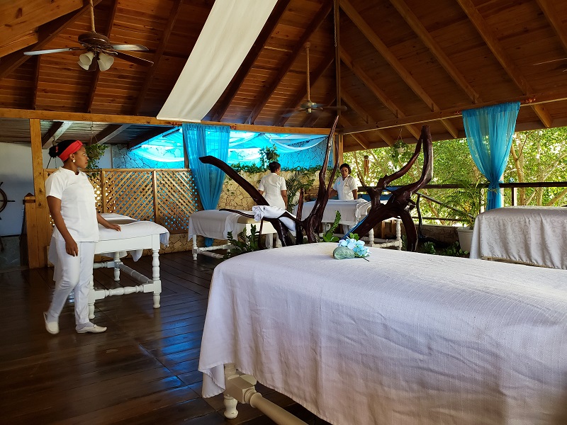 Punta Cana Dominican Republic - Girls enjoying the spa at The Occidental Punta Cana.- Photo Sabrina Pirillo