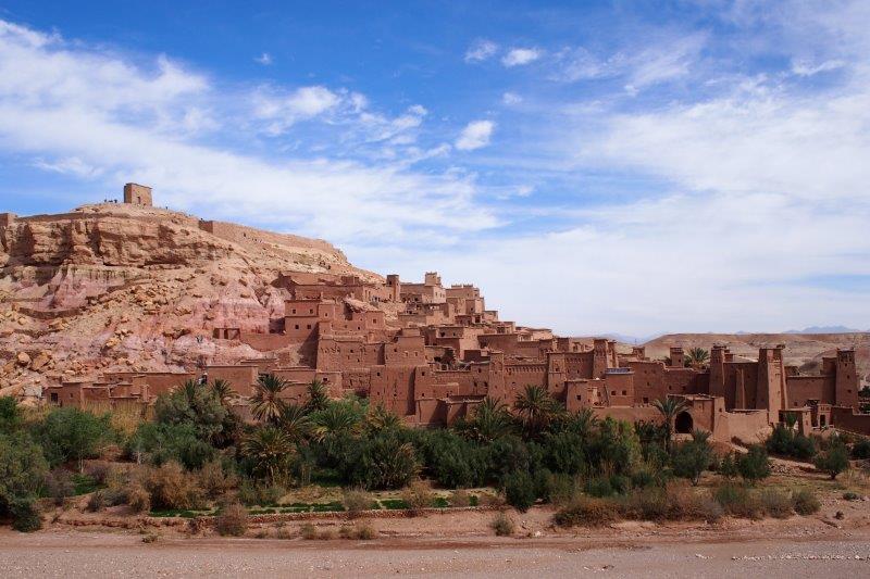 Ait-Ben-Haddou, 모로코 - 우리 정류장 중 하나 - 사진 Mary Chong