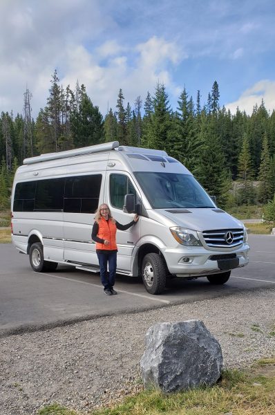 Our first rental RV home - photo Debra Smith