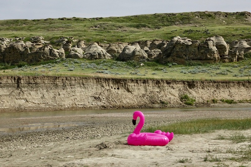 The Milk River runs through Writing-on-Stone Provincial Park. Photo Carol Patterson