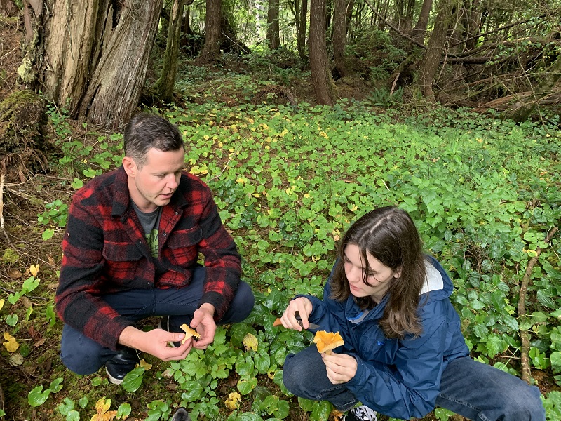 Foraging for mushrooms with Paul Moran of Wild Origins