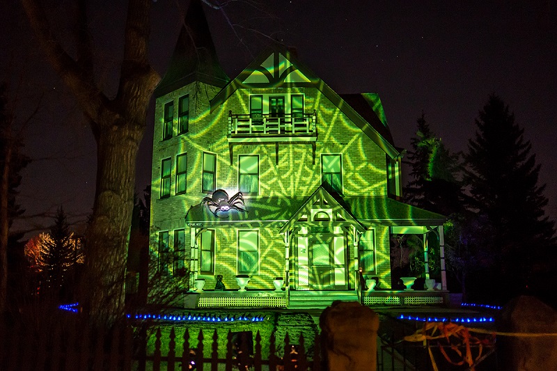 Ready to shock, the Prince House at Heritage Park is lit - photo courtesy of Heritage Park