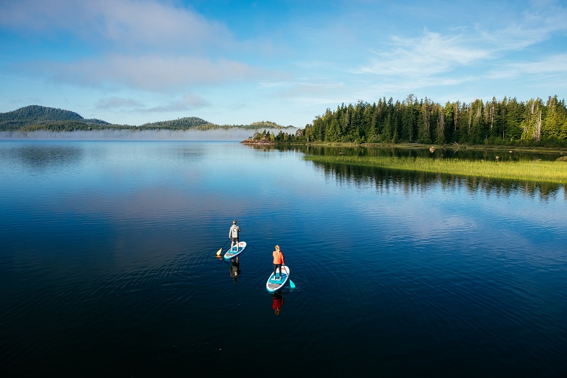 Stand-up paddleboarding is a great way for families to get out on the water in Tofino 2_Jeremy Koreski photo