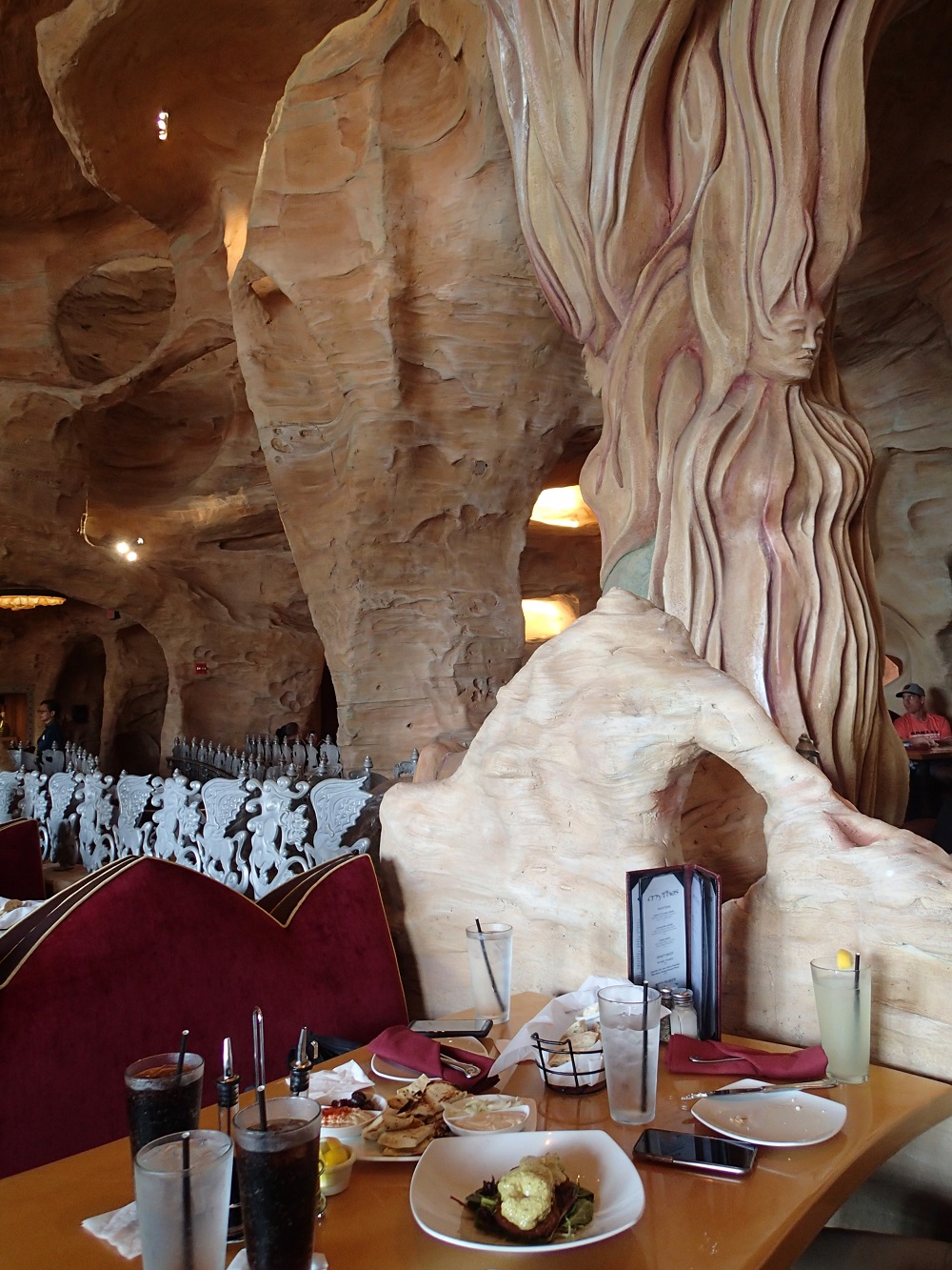 Mythos Restaurant lives up to its title of Best Theme Park Restaurant in the World - photo by Debra Smith