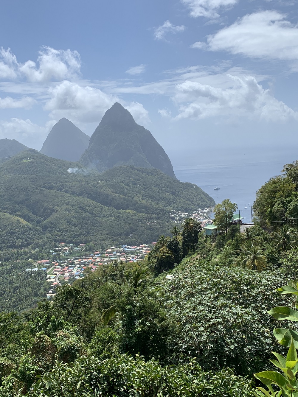 ré. Pitons Sainte-Lucie Photo Melody Wren