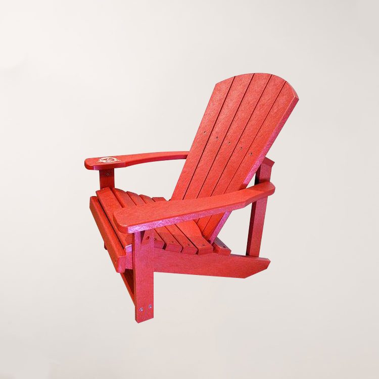 A Parks Canada red chair is always outstanding in its field - photo courtesy Parks Canada