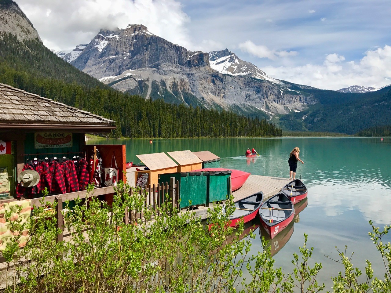 Enjoy paddling adventures on emerald-coloured water. Photo Carol Patterson