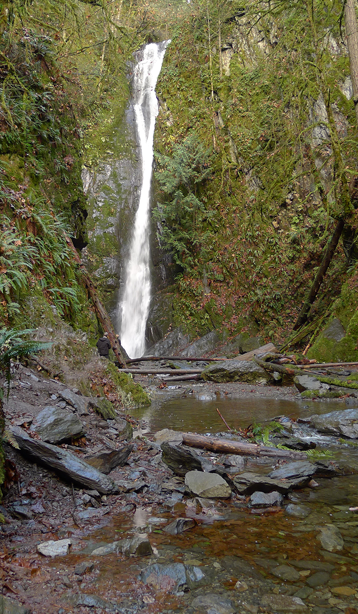 Things to do in Victoria - Goldstream waterfall - Photo Annie Smith