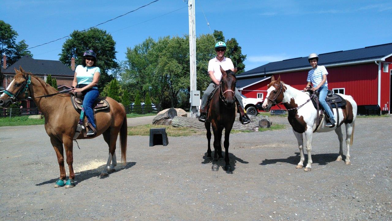Gananoque - Pferdereiten in Fort Garry Stables. Foto Stephen Johnson
