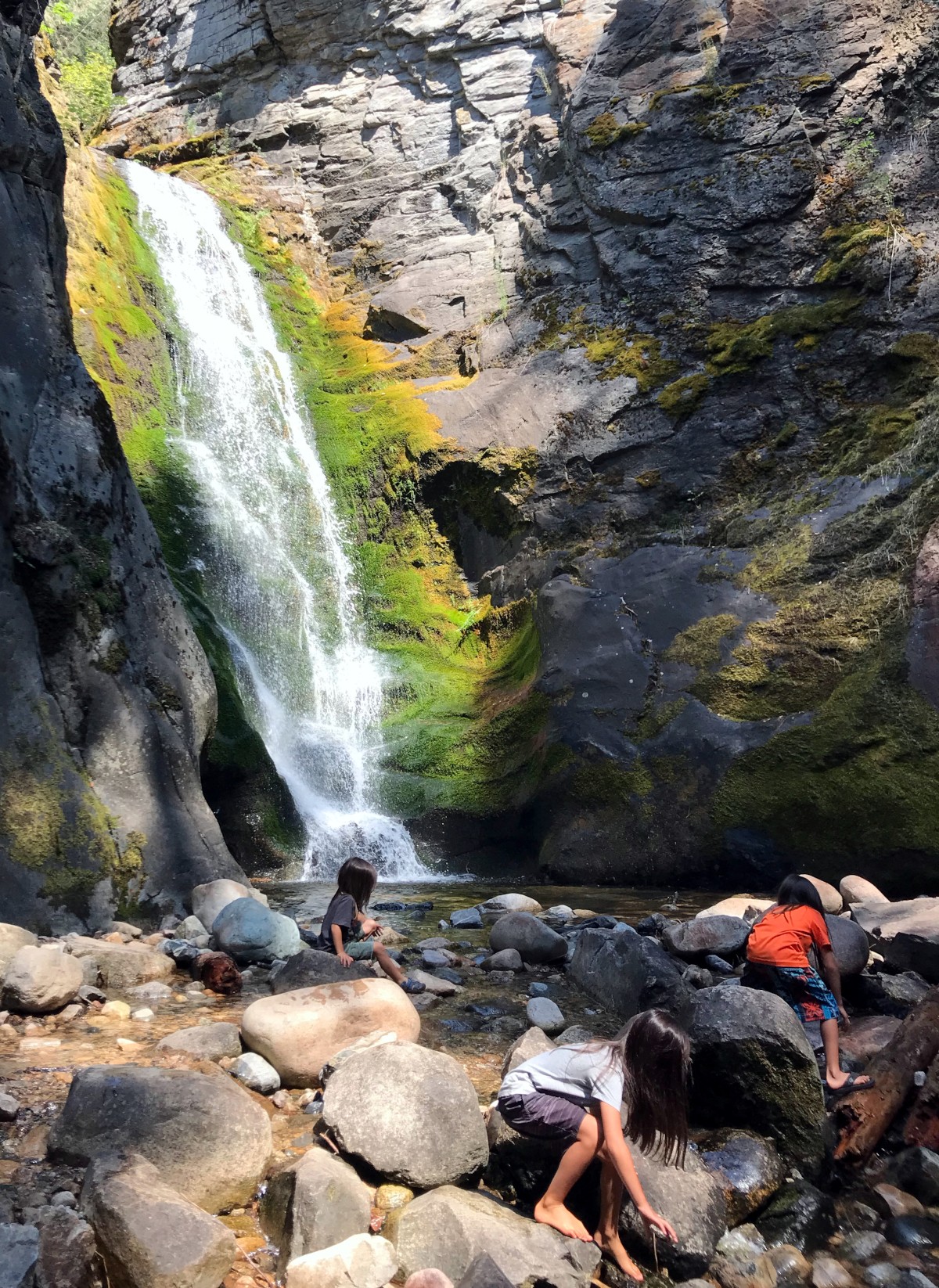 Geheime Wasserfälle in West Kootenays - Tulip Falls - Foto Annie B Smith