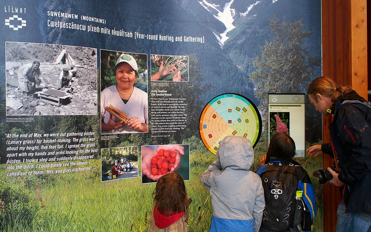 Learning From Lil’wat and Squamish Teachers - Not realizing that Saopalaz (pictured here) would be our guide later. Photo Annie B. Smith