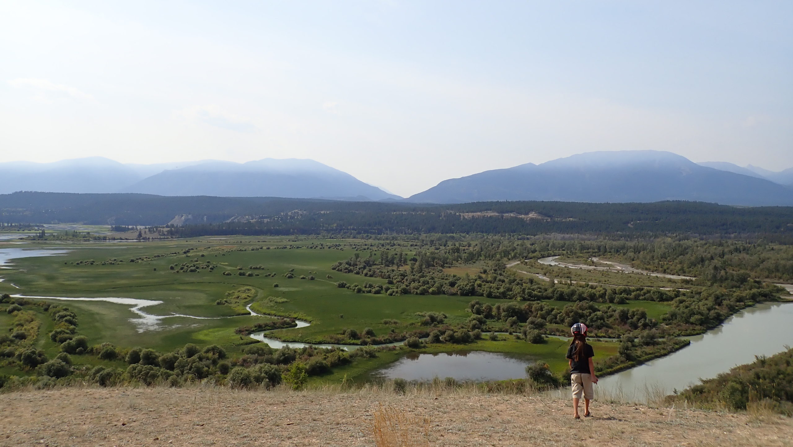 Las vistas de la cuenca del río Columbia desde el Coach Trail de 9 km son asombrosas. Foto: Jeremy Smith