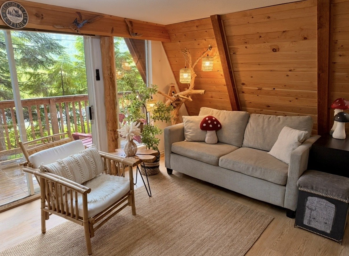 Cozy Magic Mushroom Cabin Interior