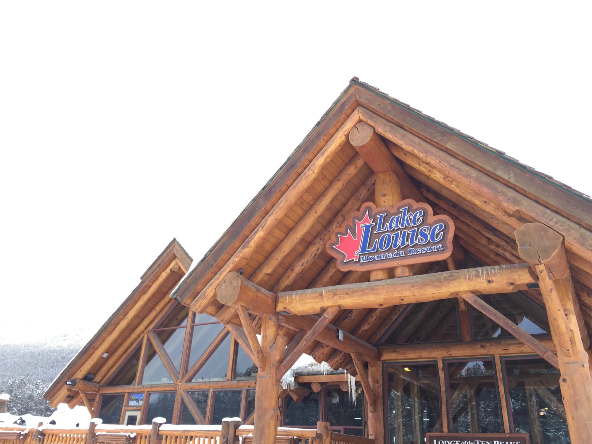 Entrance to Lake Louise Mountain Resort